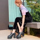 厚底スクエアトゥレースアップシューズ | attagirl | 詳細画像30