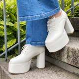厚底スクエアトゥレースアップシューズ | attagirl | 詳細画像45