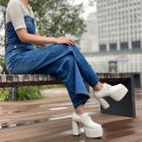 厚底スクエアトゥレースアップシューズ | attagirl | 詳細画像53