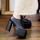 厚底スクエアトゥレースアップシューズ | attagirl | 詳細画像9