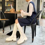 厚底タンクソールロングブーツ | attagirl | 詳細画像47
