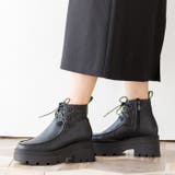 厚底レースアップモカシンブーツ | attagirl | 詳細画像9