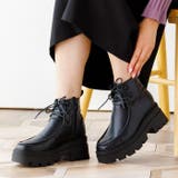 厚底レースアップモカシンブーツ | attagirl | 詳細画像11