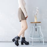 厚底ビジューレースアップブーツ | attagirl | 詳細画像13