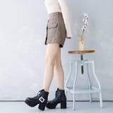 厚底ビジューレースアップブーツ | attagirl | 詳細画像14
