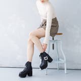 厚底ビジューレースアップブーツ | attagirl | 詳細画像17