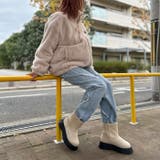 厚底ソールフェイクムートンブーツ | attagirl | 詳細画像24