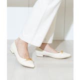 アイボリースムース | ゴールドチェーンパンプス | attagirl 