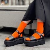 ブラックスムース | 厚底シャークソールサンダル | attagirl