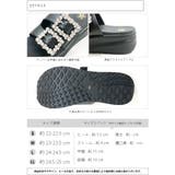 ビジューダブルベルトサンダル | attagirl  | 詳細画像8 