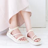 アイボリースムース | ピラミッドスタッズサンダル | attagirl