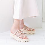 アイボリースムース | 2Wayナローストラップサンダル | attagirl 