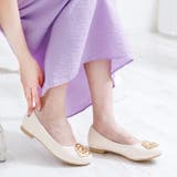 ラウンドトゥフラワーモチーフパンプス | attagirl  | 詳細画像22 