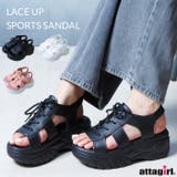 厚底レースアップスポーツサンダル | attagirl | 詳細画像2