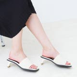 変形ヒールリブニットミュールサンダル | attagirl  | 詳細画像19 