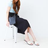 変形ヒールリブニットミュールサンダル | attagirl  | 詳細画像20 