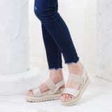 アイボリー | 軽量ラインストーンサンダル | attagirl 