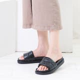 キルティングパデットミュールサンダル | attagirl  | 詳細画像9 