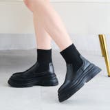 トラックソールニットブーツ | attagirl  | 詳細画像11 