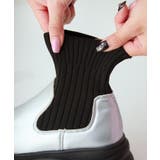 トラックソールニットブーツ | attagirl  | 詳細画像6 