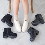 バックレースアップショートブーツ | attagirl | 詳細画像9