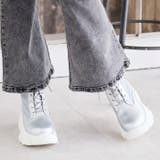 スニーカーソールレースアップニットブーツ | attagirl  | 詳細画像17 