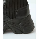 スニーカーソールレースアップニットブーツ | attagirl  | 詳細画像7 