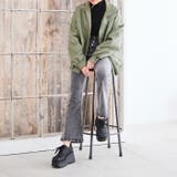 厚底レースアップスニーカー | attagirl  | 詳細画像30 