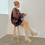 厚底ストレッチカバーブーツ | attagirl | 詳細画像25