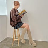 厚底ストレッチカバーブーツ | attagirl | 詳細画像26