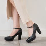 9cmチャンキーヒールラウンドトゥストラップパンプス | attagirl | 詳細画像15