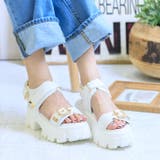 ホワイト | ボリュームタンクソールサンダル | attagirl