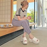厚底パデットミュールサンダル | attagirl | 詳細画像33