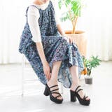 厚底コードストラップミュールサンダル | attagirl | 詳細画像33