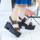 厚底ダブルベルトサンダル | attagirl | 詳細画像10