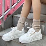 ジッパーデザインレースアップスニーカー | attagirl | 詳細画像15