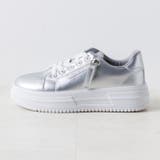 ジッパーデザインレースアップスニーカー | attagirl | 詳細画像4