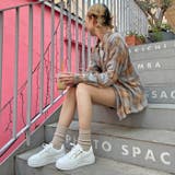 ジッパーデザインレースアップスニーカー | attagirl | 詳細画像37