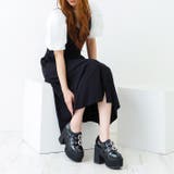 10cmヒール 厚底プラットフォームビジューベルトブーティー | attagirl  | 詳細画像13 