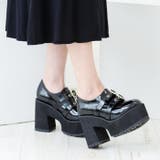 10cmヒール 厚底プラットフォームビジューベルトブーティー | attagirl  | 詳細画像8 