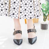 6cmヒールスリングバックスタッズパンプス | attagirl  | 詳細画像10 