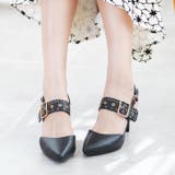 6cmヒールスリングバックスタッズパンプス | attagirl  | 詳細画像12 