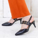 6cmヒールスリングバックスタッズパンプス | attagirl  | 詳細画像21 