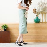 6cmヒールスリングバックスタッズパンプス | attagirl  | 詳細画像27 