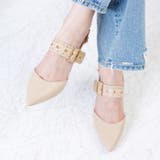 6cmヒールスリングバックスタッズパンプス | attagirl  | 詳細画像34 