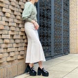 厚底ビジューバックルローファー | attagirl  | 詳細画像45 