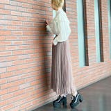 厚底ビジューバックルローファー | attagirl  | 詳細画像53 