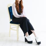 厚底ビジューバックルローファー | attagirl  | 詳細画像67 