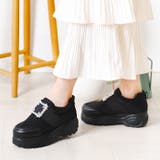 厚底ビジューバックルスニーカー | attagirl | 詳細画像9
