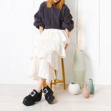厚底ビジューバックルスニーカー | attagirl | 詳細画像17
